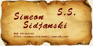 Simeon Šiđanski vizit kartica